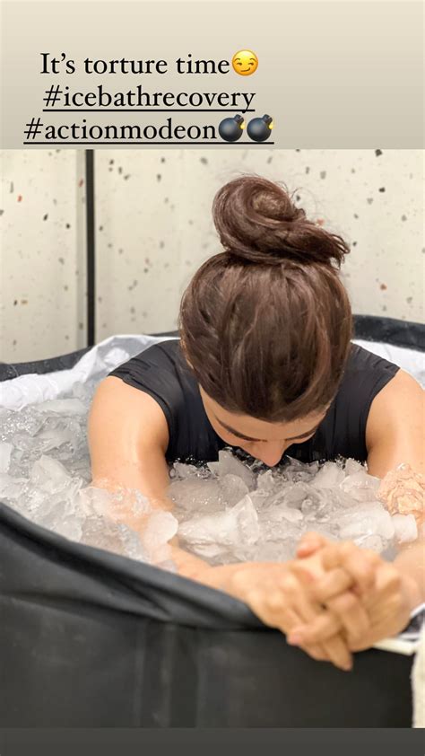 Samantha Ruth Prabhu Is Tortured With Ice Bath What Is Ice Bath Recovery And Its Benefits