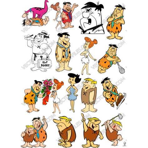 Flintstones Svg Flintstones Clipart Svg Files Flintstones Vector