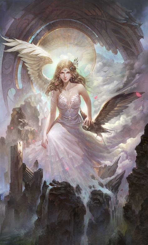 Hd Wallpaper Angel Beautiful Beauty Dress Fantasy Hair Long
