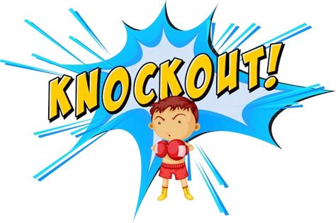 Free Vector Knockout Punch