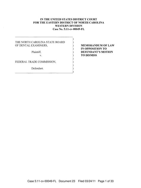Motion To Dismiss Template Fill Out And Sign Online Dochub