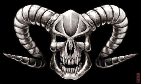 Demon Skull By Sirridley On Deviantart