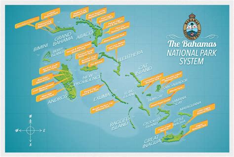 Bahamas National Park System Map Cs6 Copy 2 Parks 242
