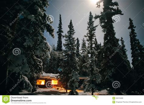 This premier luxury cabin and home vacation rental firm has 120+ hand selected properties, ranging from quaint 1 bedroom cabins and lofts for romantic weekends to sprawling 8 bedroom estates for large family gatherings, corporate retreats or intimate weddings. Cozy Log Cabin At Moon-lit Winter Night Stock Photo ...
