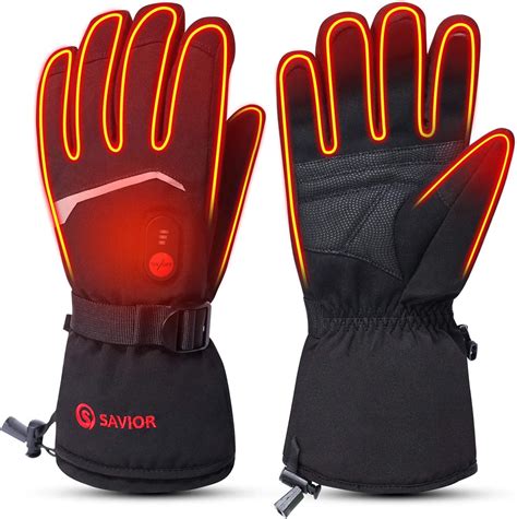 Heated Gloves For Men Women Savior Heat Upgraded 74v Electric