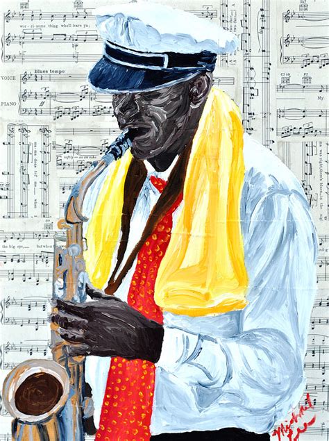 New Orleans Jazz Band Painting By Michael Lee