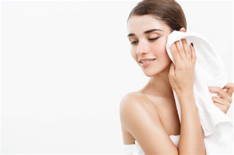 Beauty Skin Care Concept Beautiful Caucasian Woman Face