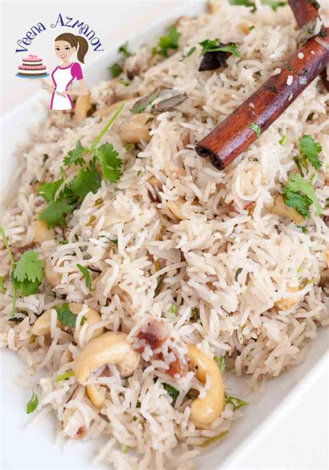 Rice Pilaf With Luxurious Fruit And Nuts Fragrant Rice Pulao Veena