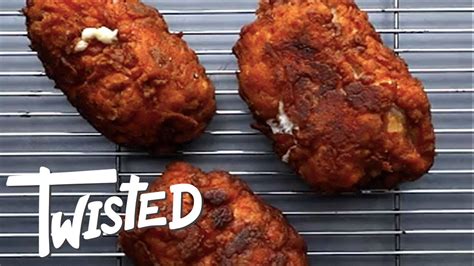 Jalapeño Popper Stuffed Fried Chicken Recipe Youtube