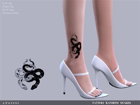 The Sims Resource Tattoo Random Snakes