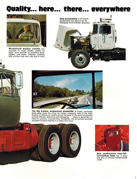 R Model Sales Brochure 1977 Antique And Classic Mack Info