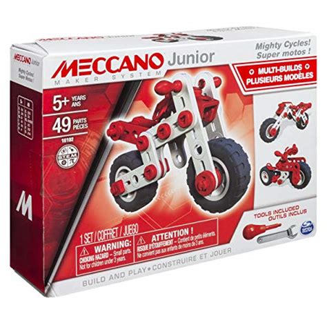 Meccano Erector Junior 3 Model Building Kit Mighty Cycles Pricepulse