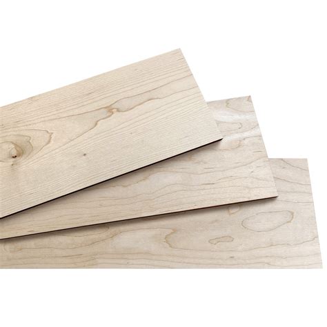 Maple Hardwood Thins Craft Project Ready Wood Board Diy Plank 18 316