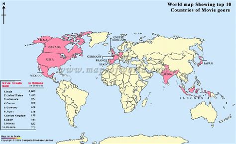 Countries By Expenditure On Movies World Top Ten