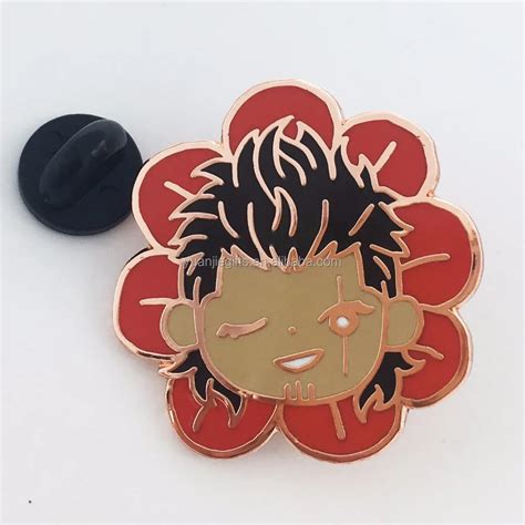 Custom Made Anime Girl Cloisonne Hard Enamel Pin Cute Cartoon Glitter Lapel Pin Buy Anime Girl