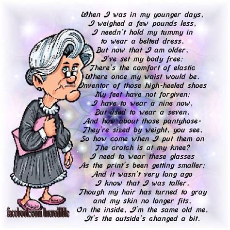 Ive Changed Ill Admit Old Age Quotes Aging Quotes Funny Poems