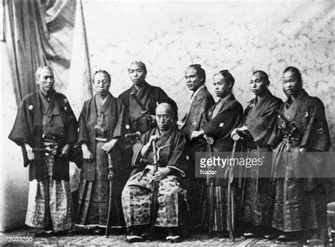 members of the first japanese embassy delegation to paris 1862 from news photo getty images