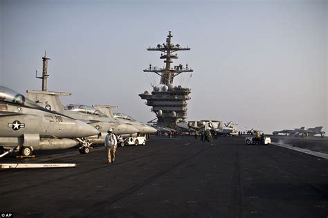 Life On Board The Uss Theodore Roosevelt Aircraft Carrier Daily Mail