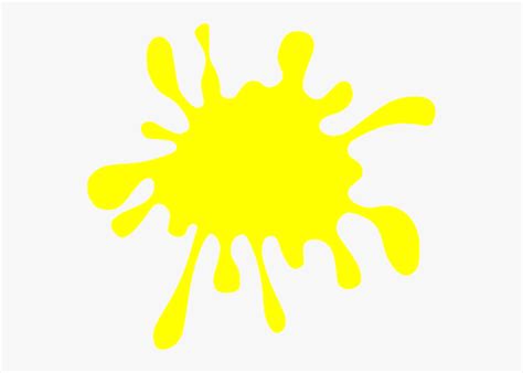 Yellow Clipart Splat Paint Splatter Clip Art Yellow Free