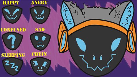 My Protogen And His Face Expressions Rfurry