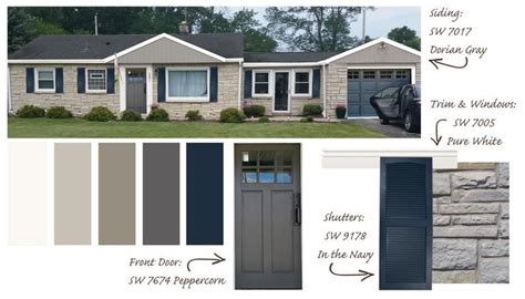 mockup full exterior house paint color consultation home color palette home paint