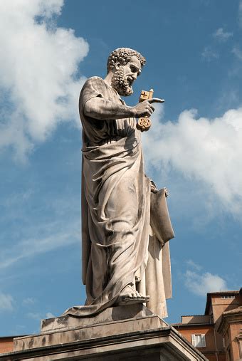 Saint Pierre Proche Du Christ Et Gardien Des Portes Du Paradis