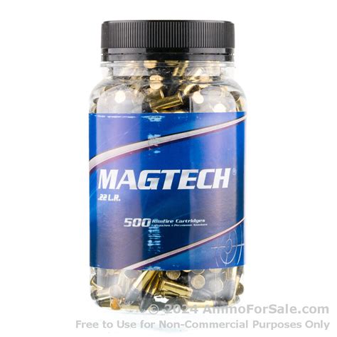 500 Rounds Of Discount 40gr Lrn 22 Lr Ammo For Sale By Magtech