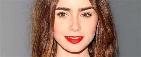 Lily Collins Eyebrows Before And After
