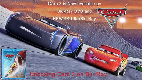 Cars 3 Blu Ray Unboxing Youtube