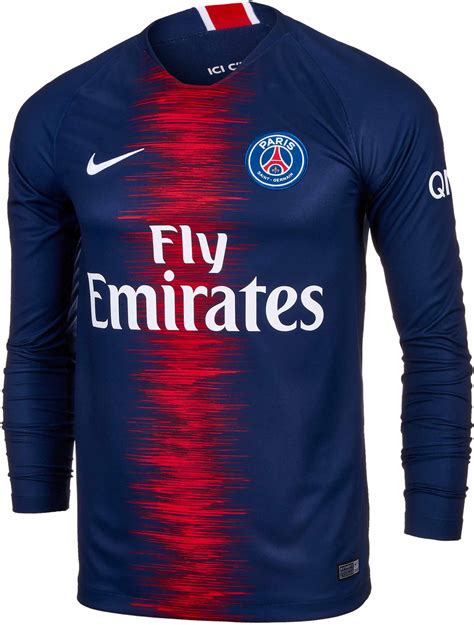 Nike PSG Home L/S Jersey  Midnight Navy/White  Soccer Master