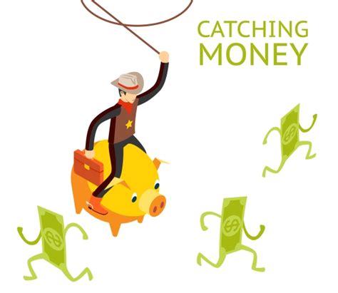 Catching Money Concept ~ Illustrations On Creative Market