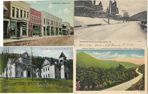 Eight Vintage Galeton Pa Postcards For One Price Etsy