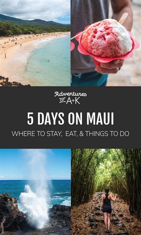 5 Days On Maui Itinerary Artofit