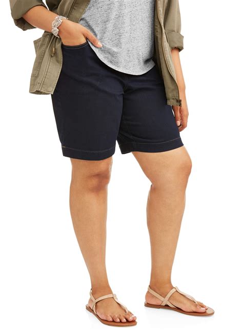Clothing New Terra And Sky Plus Size Womens Stretch Bermuda Shorts