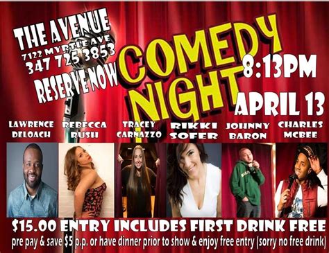 The Best Comedy Show In Queens Returns Friday April 13th Forest