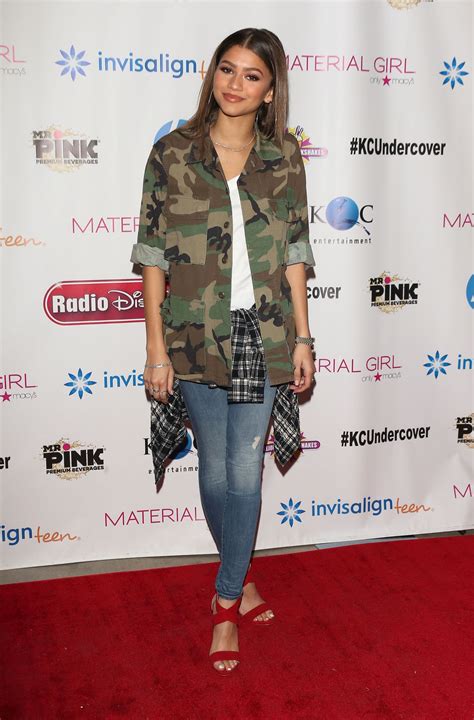 Zendaya Coleman Kc Undercover Premier Party In Hollywood