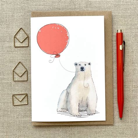 Personalised Polar Bear Birthday Card By Have A Gander