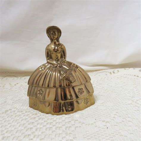 Vintage Brass Southern Belle Tea Bell Etsy Vintage Brass Southern Belle Etsy