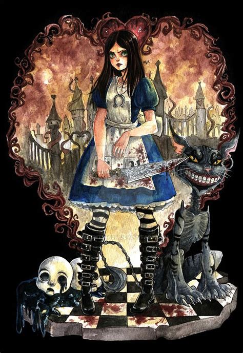 Goth Anime On Gothic Wonderland Deviantart Alice In Wonderland