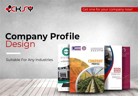 Company Profile Design Printing Cksy Management Specialist