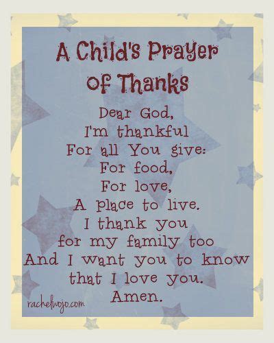 A Childs Prayer Of Thanks And 12 Little Blessings Book