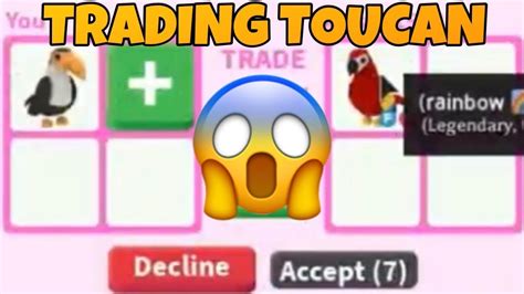 What People Trade For A Toucan In Adopt Merobloxread Desc Youtube