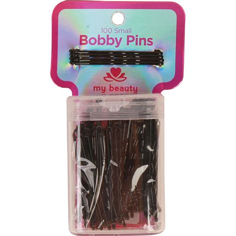 Buy My Beauty Hair Small Bobby Pins 100 Pack Black Online At Chemist