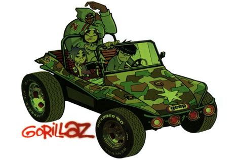 Gorillaz 1st Album This Is The Original Cover With All Four Members In