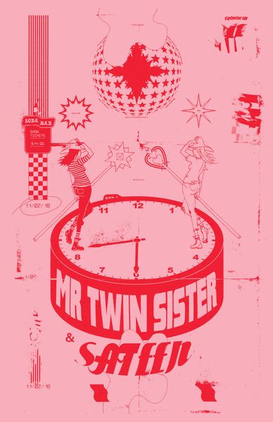 Poster Mr Twin Sister Soda Bar 11022018 Soda Bar Merch
