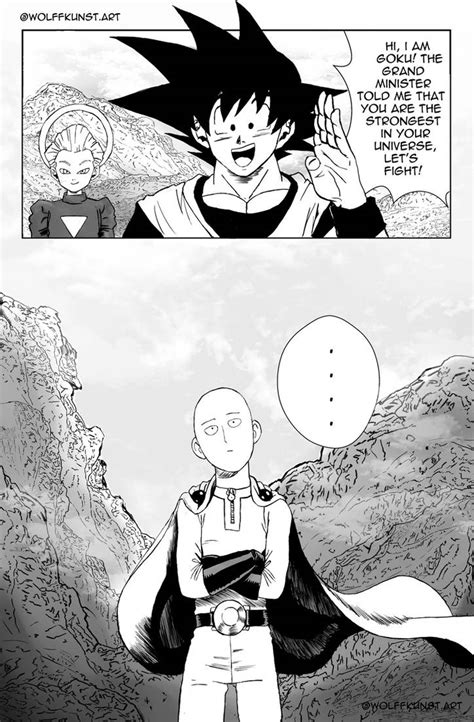Goku Vs Saitama Page 01 By Wolffkunst On Deviantart