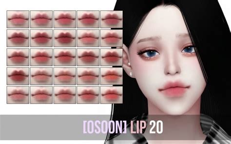 Lips 20 At Osoon Sims 4 Updates