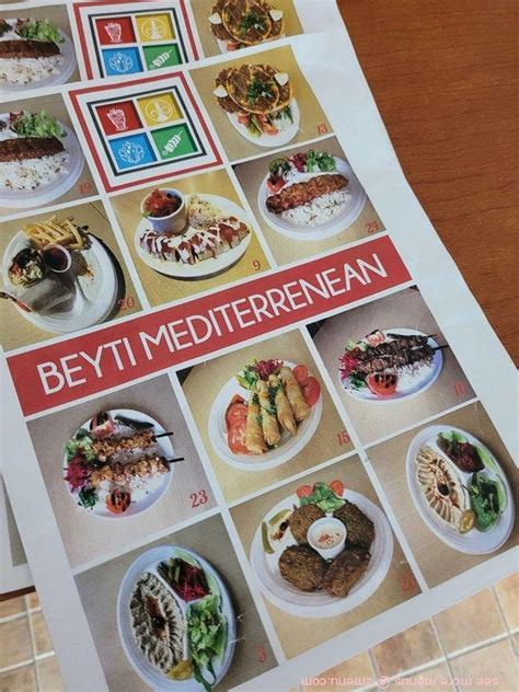 Online Menu Of Beyti Mediterranean Grill Restaurant Casselberry Florida 32707 Zmenu