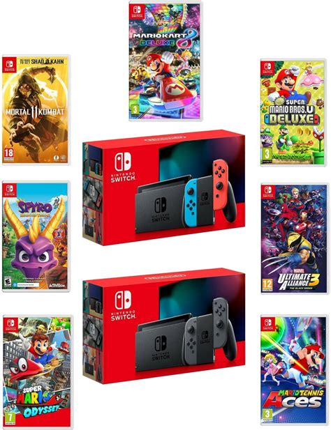 35995 Buy Nintendo Switch Console New 2019 Version With Choice Of