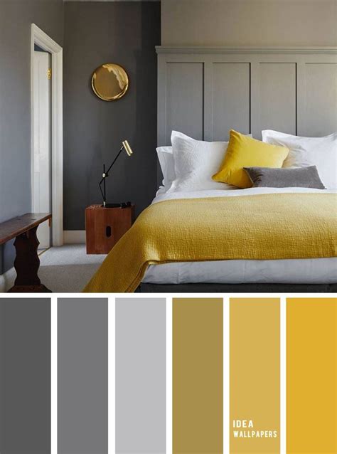 10 Best Color Schemes For Your Bedroom Blue Grey Mustard With